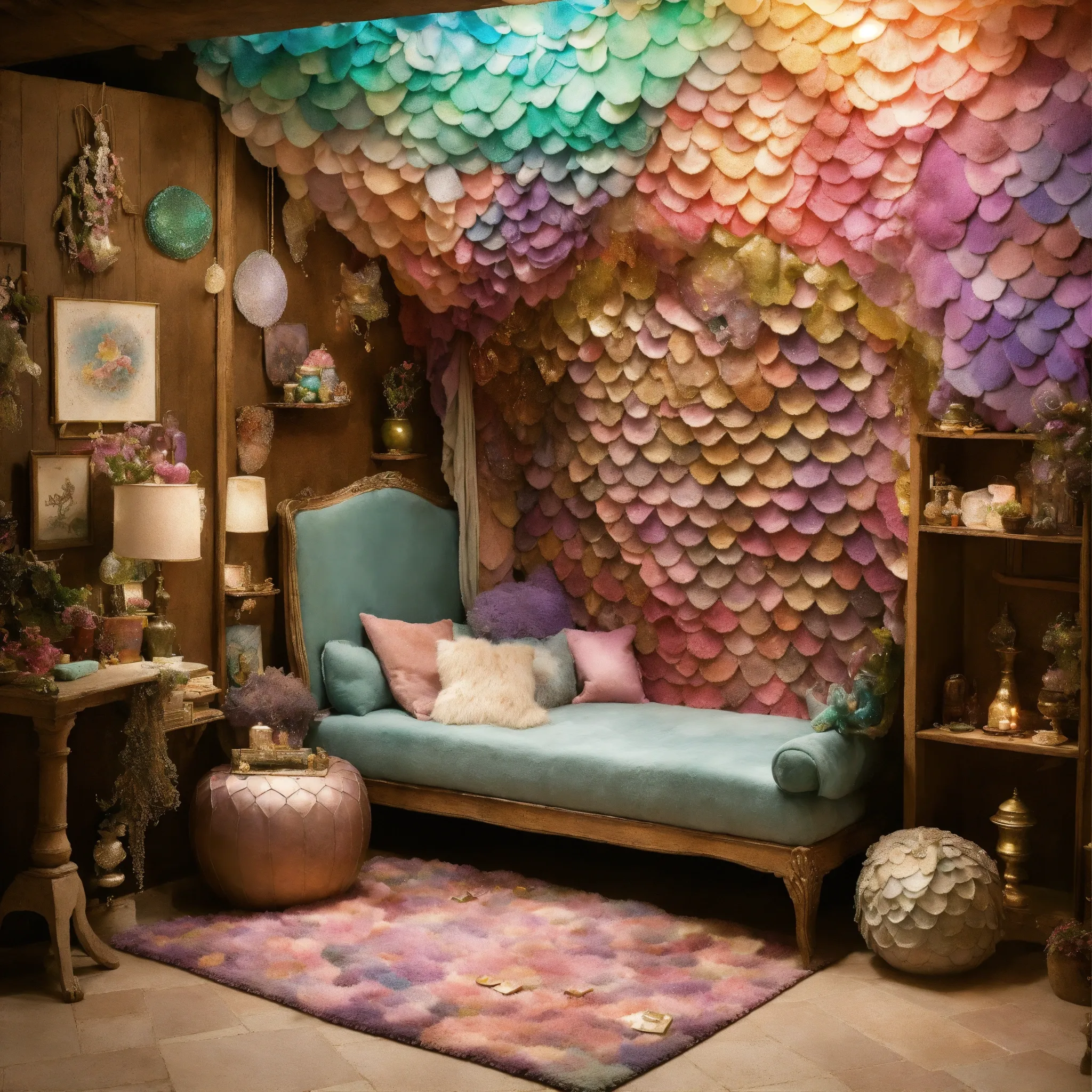 Pallet wood shelf design